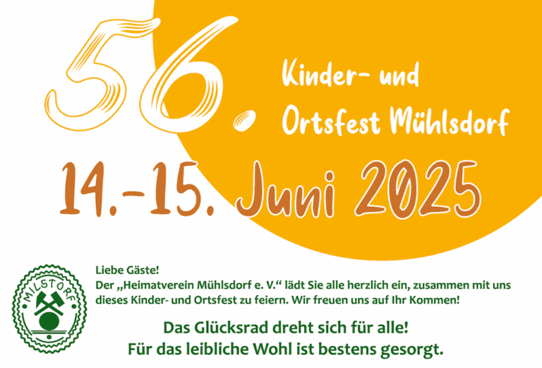 Heimatverein Mühlsdorf - Ortsfest 2025