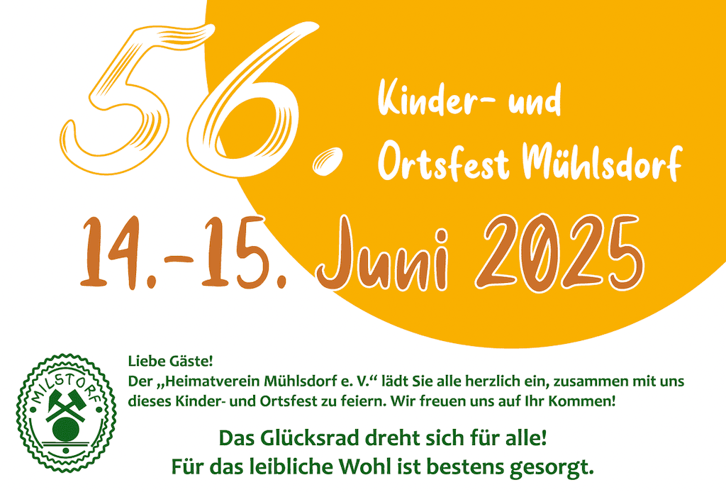 Heimatverein Mühlsdorf - Ortsfest 2025